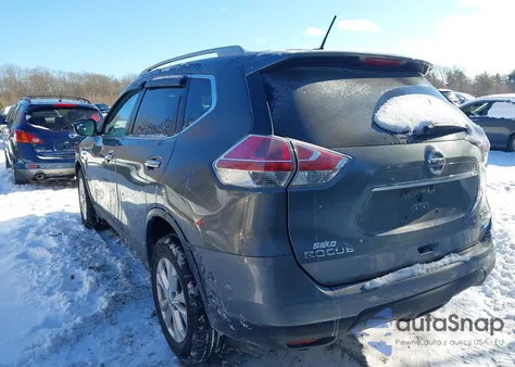 2014 Nissan Rogue Sv из США, поврежденный, VIN 5N1AT2MV9EC853849